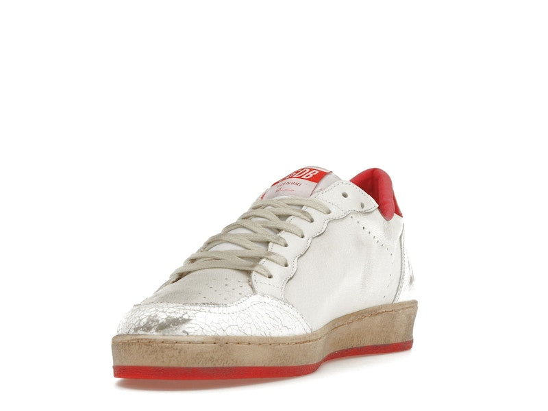 Golden Goose Ball-Star Low White Red