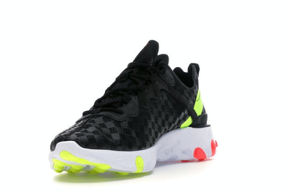 Nike React Element 55 Black Crimson Volt