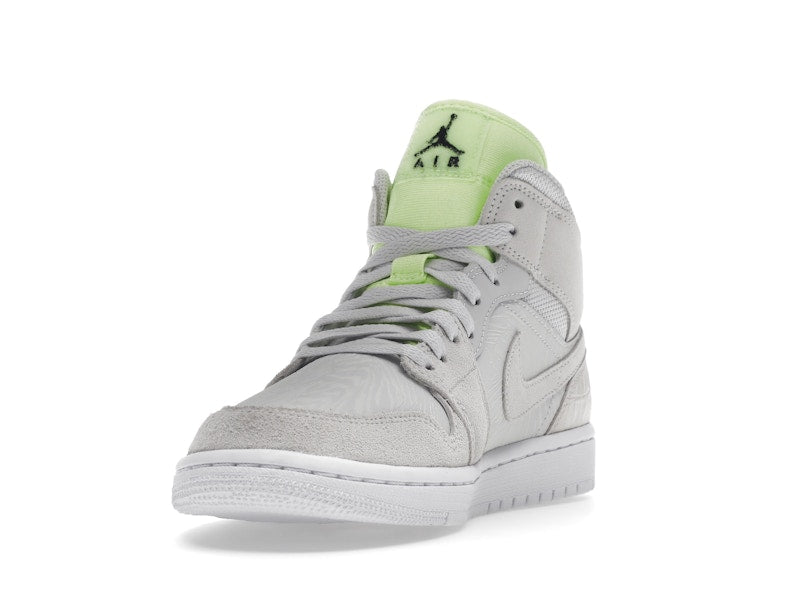 Jordan 1 Mid Vast Grey Ghost Green (Women's)
