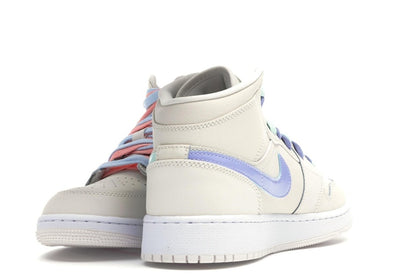 Jordan 1 Mid Multi-Color Swoosh Phantom (GS)