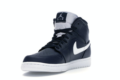 Jordan 1 Retro Mid Obsidian White