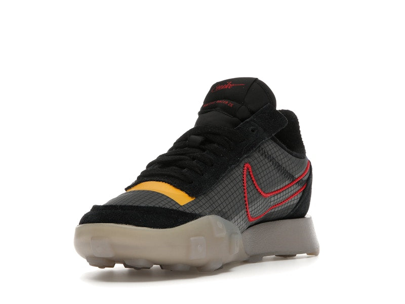 Nike Waffle Racer 2X Black Solar Flare University Red (Women's)