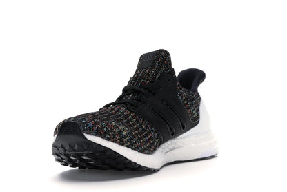 adidas Ultra Boost 4.0 Black Multi-Color White Heel Cage