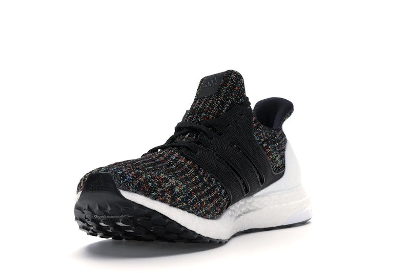 adidas Ultra Boost 4.0 Black Multi-Color White Heel Cage