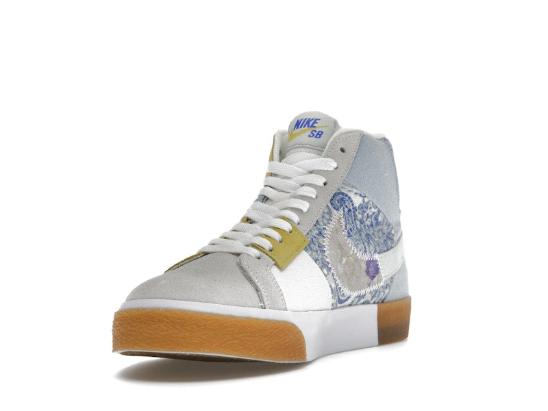 Nike SB Zoom Blazer Mid Premium Floral Paisley Boarder Blue