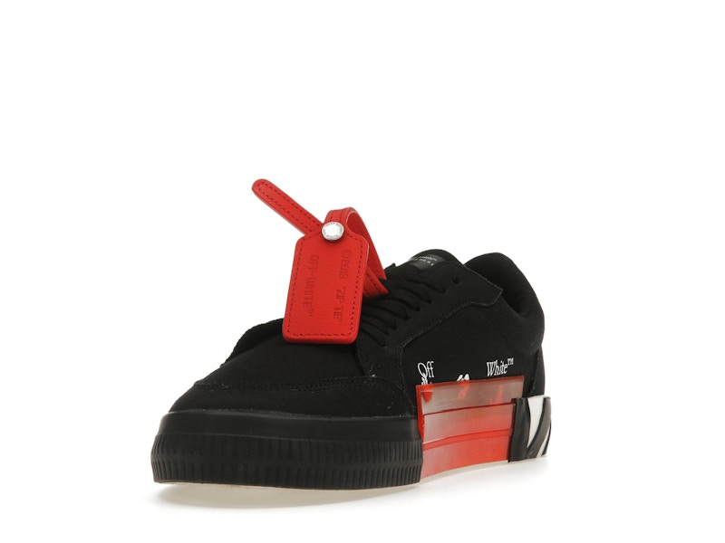 OFF-WHITE Vulcanized Low Black Orange Canvas