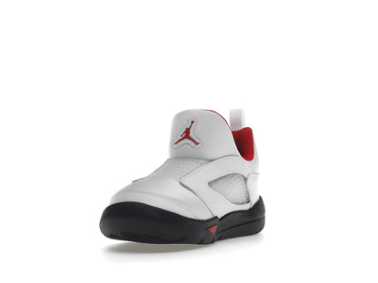 Jordan 5 Retro Little Flex White Black University Red (PS)