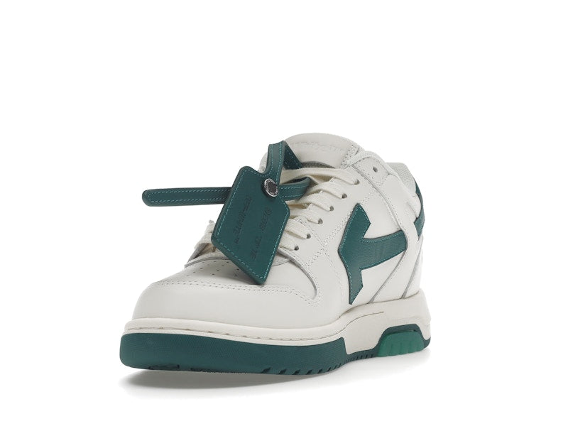 OFF-WHITE Out Of Office OOO Low Tops White Green (FW22)