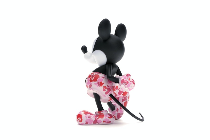 BAPE x Mickey Mouse 90th Anniverary Figure Red Camo
