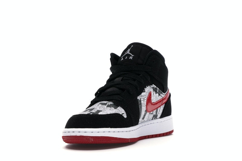 Jordan 1 Mid Newspaper Air Times (GS)