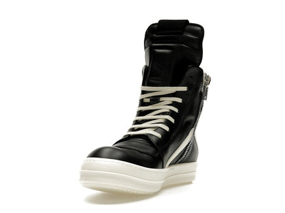 Rick Owens Strobe Geobasket High Black Milk