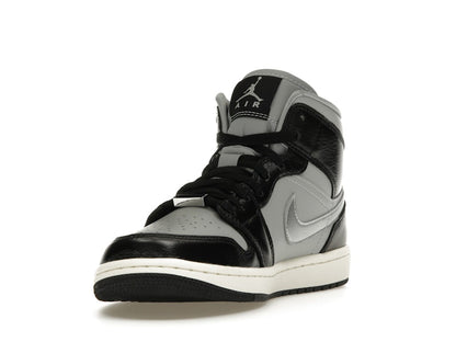 Jordan 1 Mid SE Black Metallic Silver (Women's)
