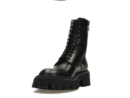 Balenciaga Tractor 20mm Zip Up Boot Black