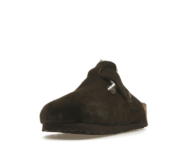 Birkenstock Boston Shearling Suede Mocha
