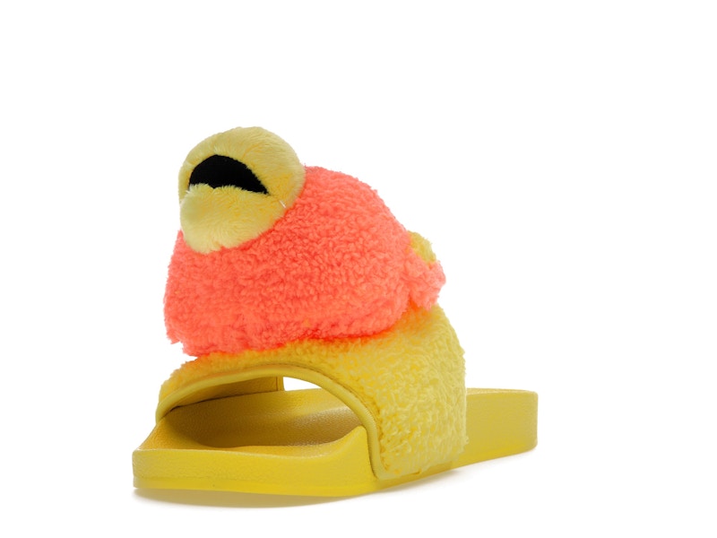 adidas JS Adilette Jeremy Scott Teddy Yellow
