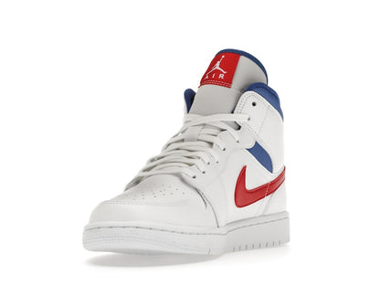 Jordan 1 Mid White Red Royal (Women's)