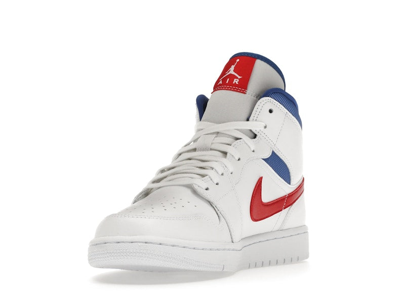 Jordan 1 Mid White Red Royal (Women's)