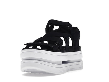 Nike Iconic Classic Sandal Black White White (Women's)