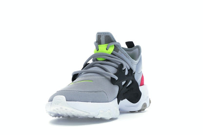 Nike React Presto Wolf Grey Black Rush Pink Volt (GS)