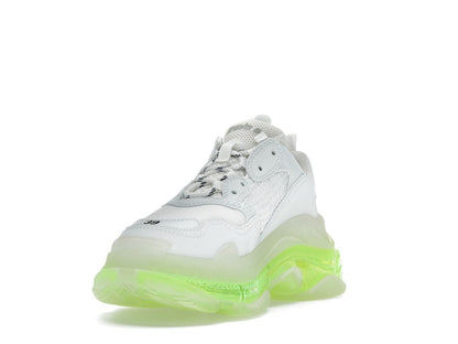 Balenciaga Triple S Clear Sole White Fluo Yellow (Women's)