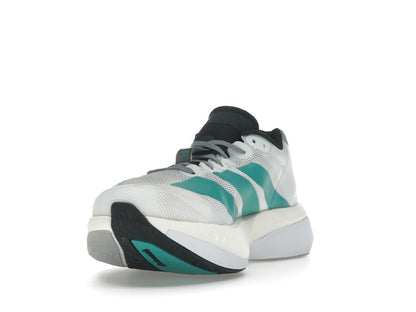 adidas Adizero Boston 13 White Pure Teal