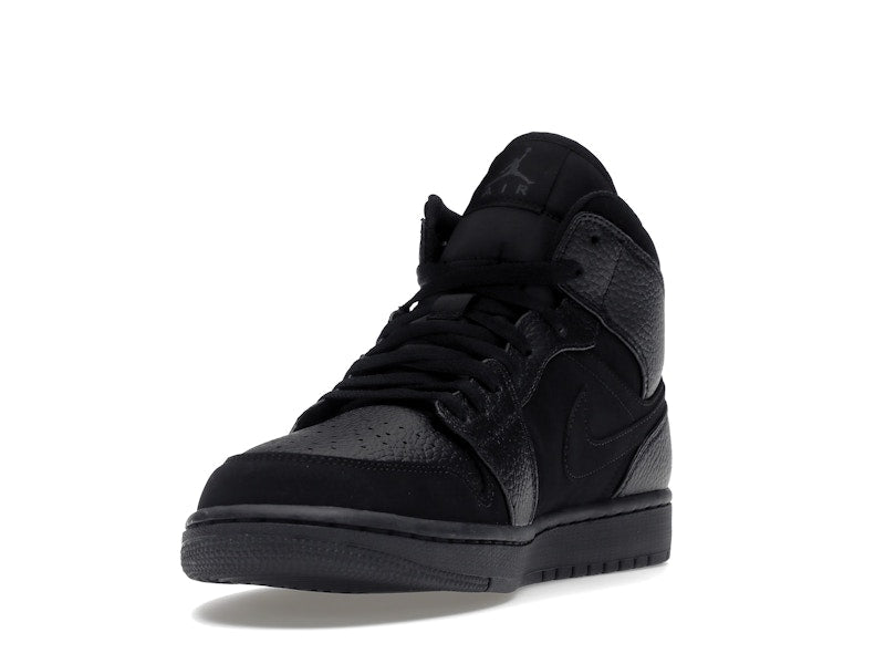Jordan 1 Mid Black Dark Smoke Grey