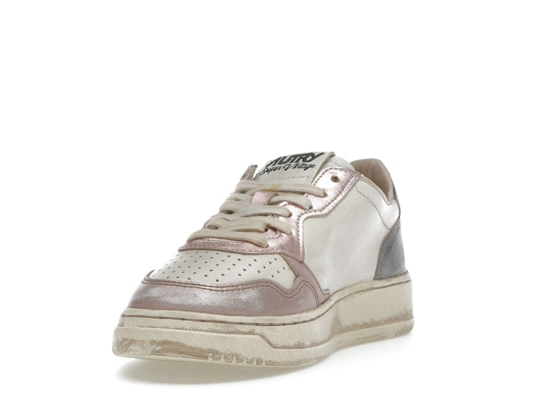 Autry Medalist Low Super Vintage White Rose Blackboard (Women's)