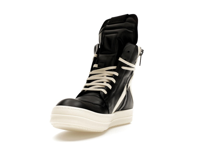 Rick Owens Luxor Geobasket Black Milk
