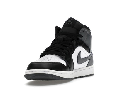 Jordan 1 Mid Black White Iron Grey