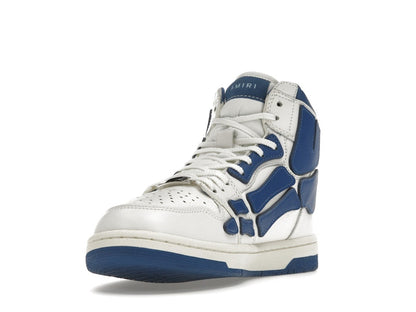 AMIRI Skel Panelled High Top White Blue
