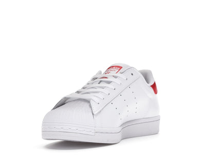 adidas Superstan White Scarlet