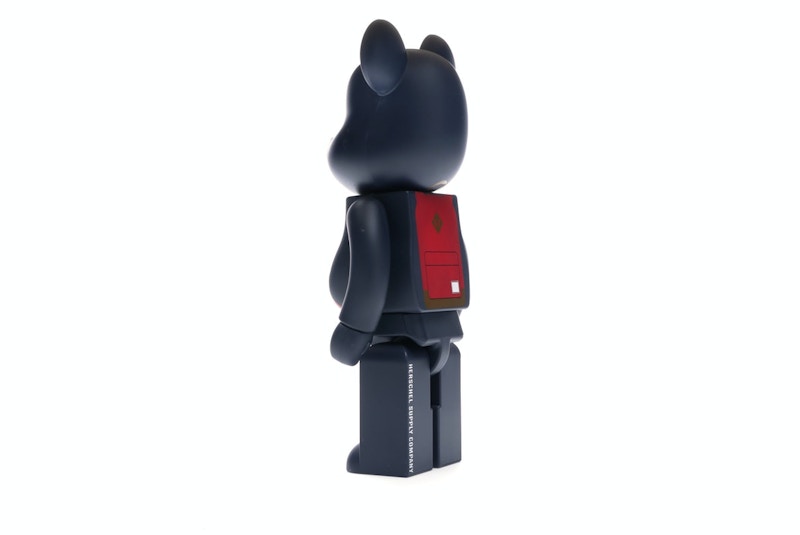 Bearbrick Medicom Herschel Peacoat 100% & 400% Set Navy