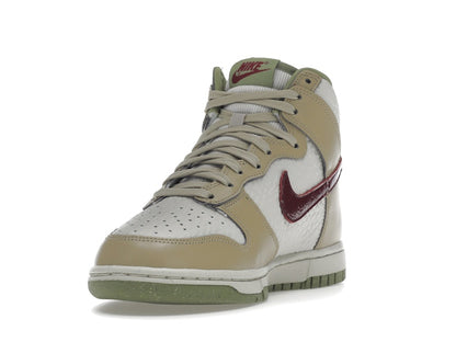 Nike Dunk High Tumbled Tan White Brown (Women's)