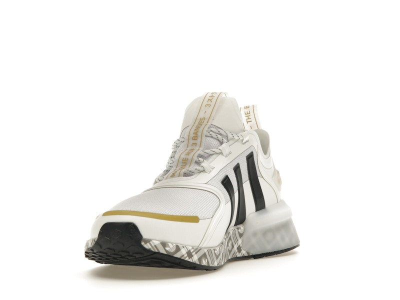 adidas NMD R1 V3 White Black Gold Tartan Trefoil