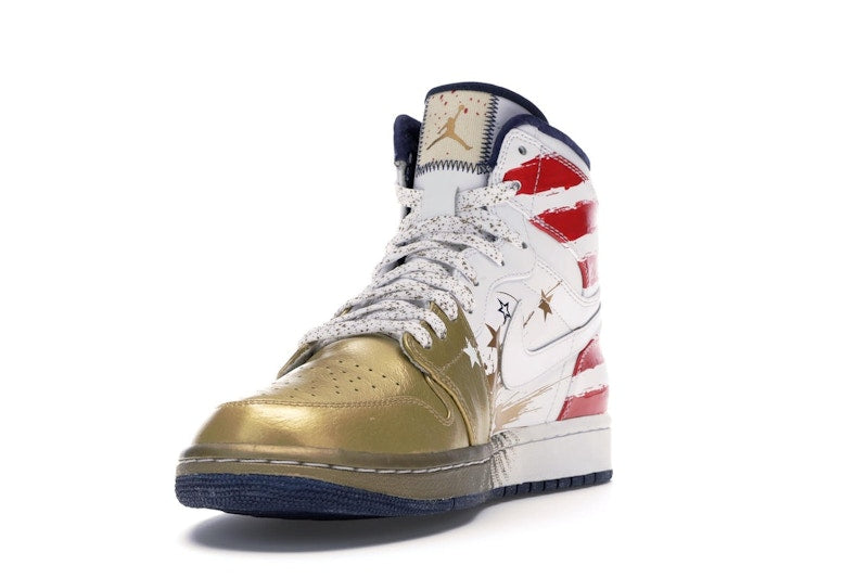Jordan 1 Retro Dave White Wings For the Future Gold