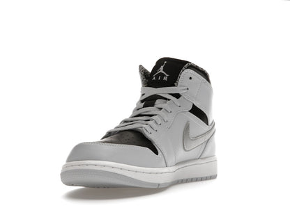 Jordan 1 Mid Pure Platinum Metallic Silver
