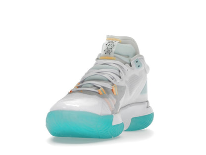 Jordan Zion 1 White Dynamic Turquoise