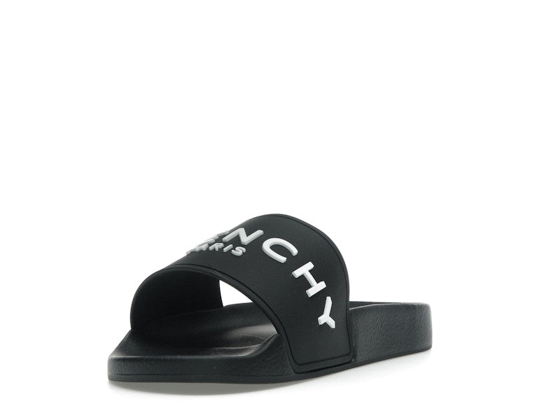 Givenchy Paris Slide Sandals Black