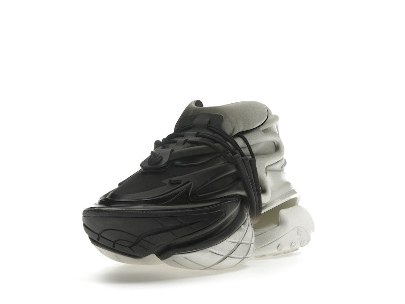 Balmain Unicorn Low-Top White Black Gradiant