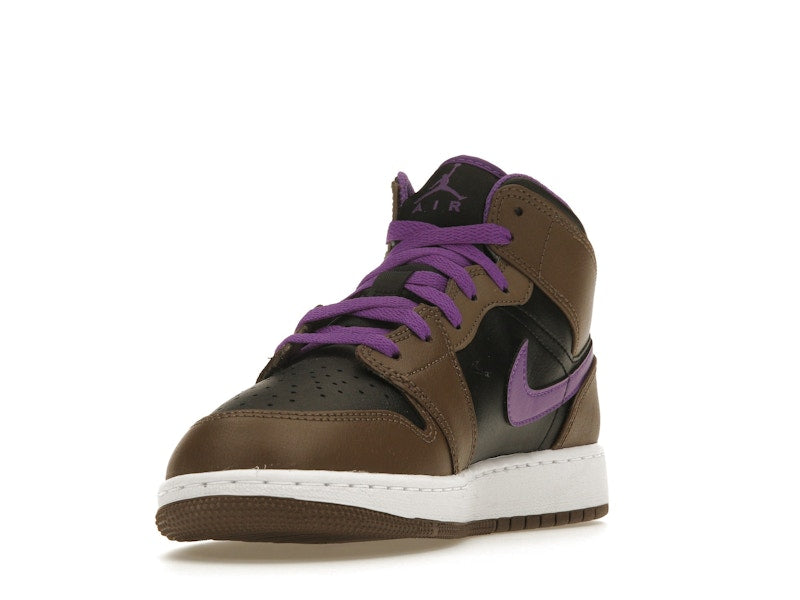 Jordan 1 Mid Purple Mocha (GS)