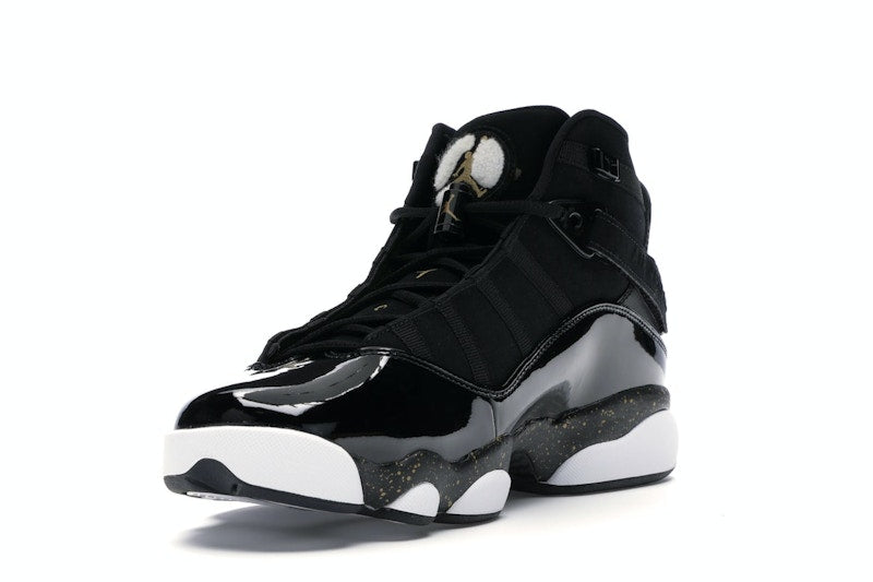 Jordan 6 Rings Black Metallic Gold White