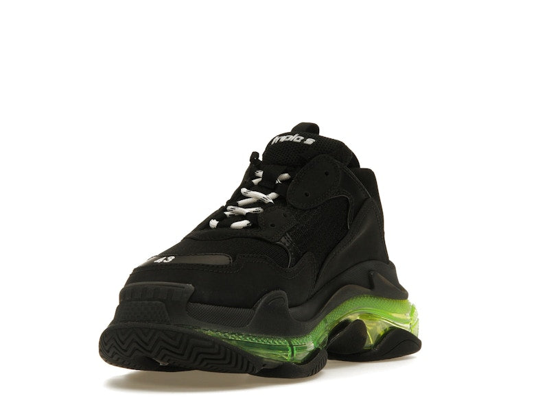 Balenciaga Triple S Black Yellow Fluo