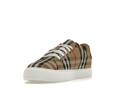 Burberry Vintage Check and Leather Sneakers Archive Beige Check Toe (Women's)