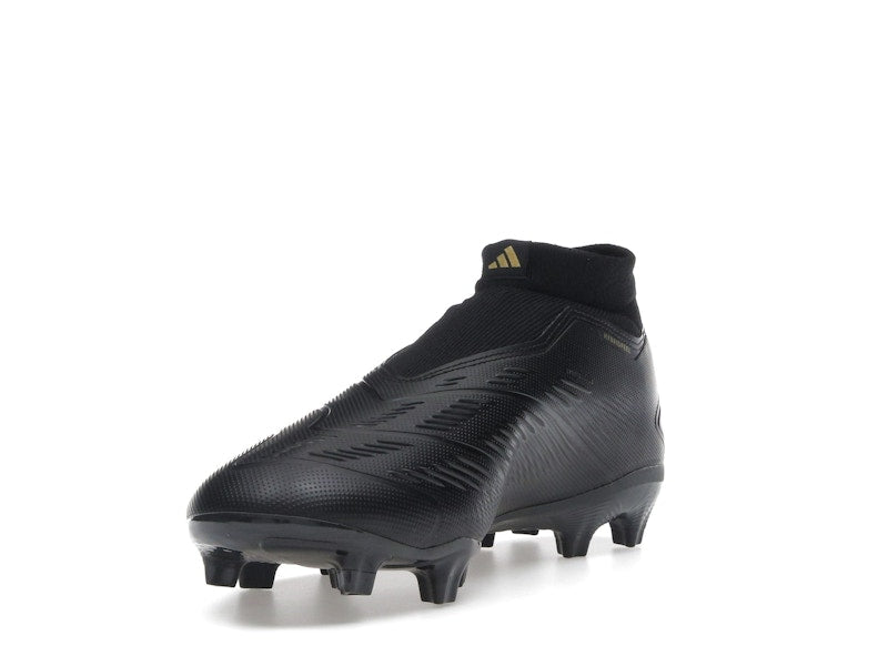 adidas Predator League Laceless FG Core Black Carbon Gold Metallic