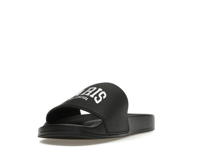 Balenciaga City Pool Slide Paris Black
