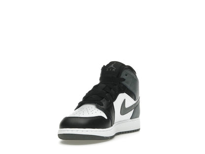 Jordan 1 Mid Black White Iron Grey (GS)
