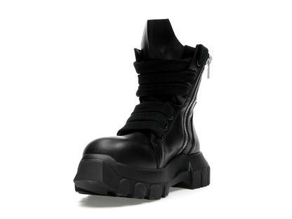Rick Owens Lido Jumbo Laced Bozo Tractor Black