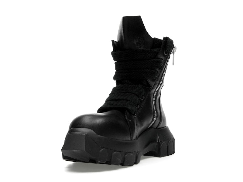 Rick Owens Lido Jumbo Laced Bozo Tractor Black