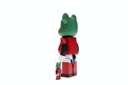 Bearbrick Marvin The Martian 100% & 400% Set Black/Red