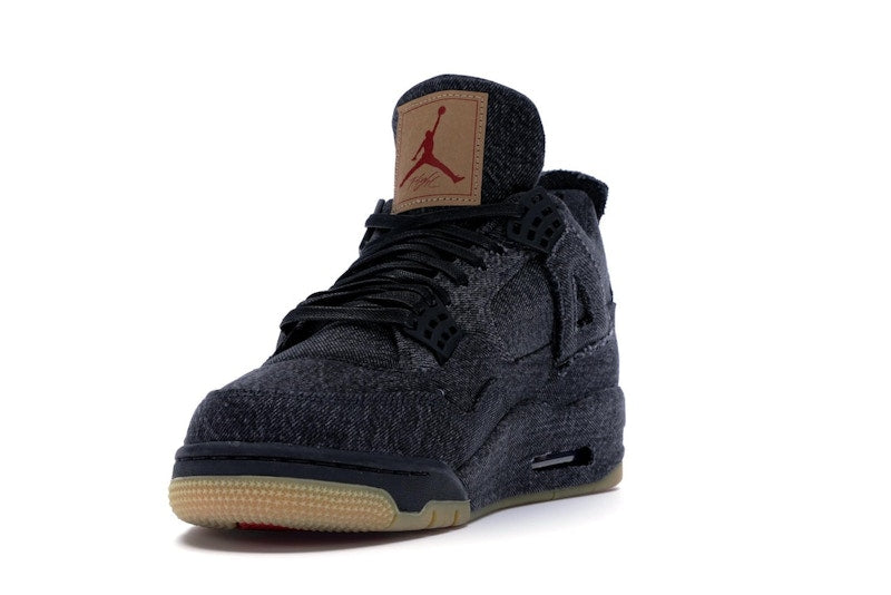 Jordan 4 Retro Levi's Black (Blank Tag)